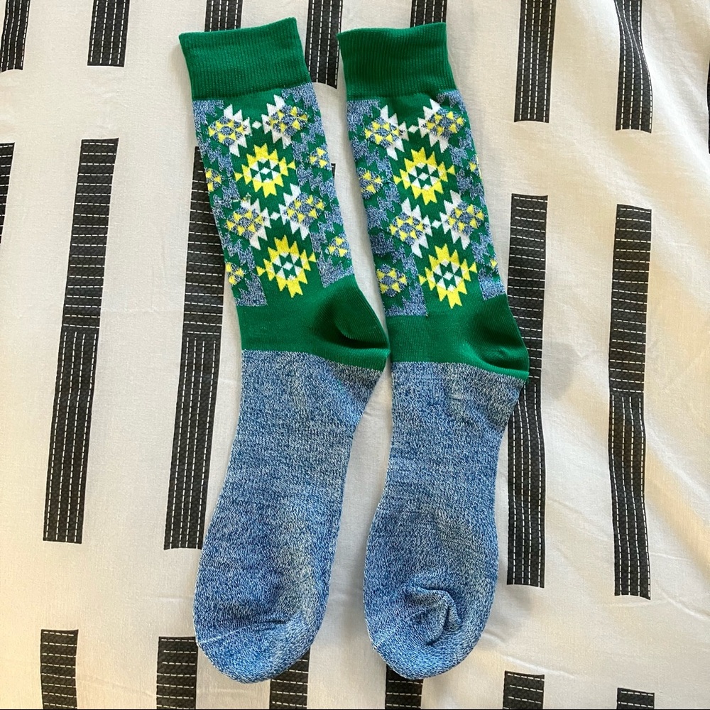 Patterned Crew Socks